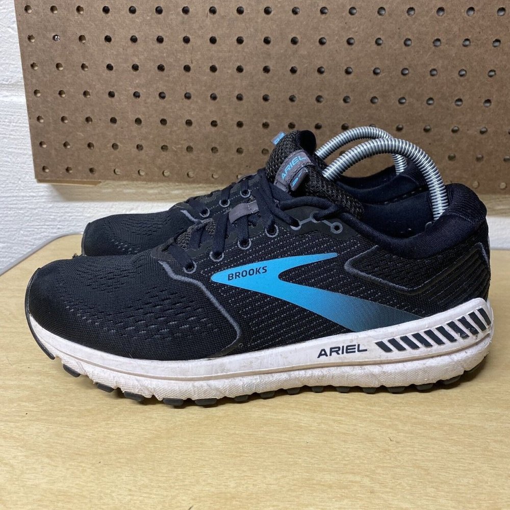Brooks Womens Ariel 20 Black/Blue Running Shoes Size 10 1203151B064